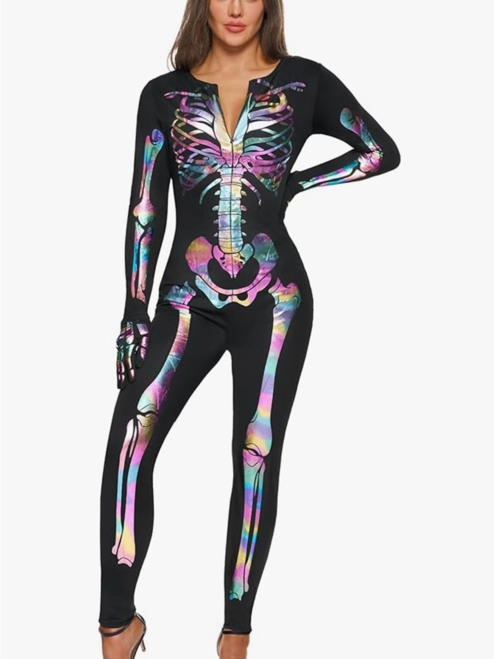☠️Iridescent Skeleton Jumpsuit ☠️